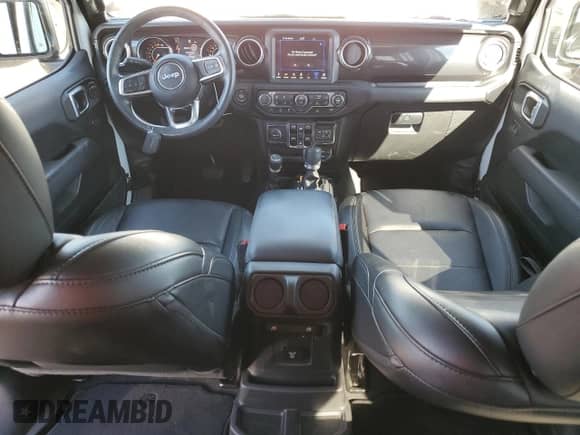 2022 Jeep Wrangler Unlimited Sahara Altitude with VIN 1C4HJXEG1NW235753, listed as a Copart auction lot 75942634 with 16,771 mi miles and Salvage title. Bid and sale history available at DreamBid. Image 8.