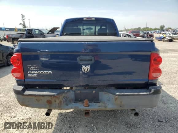 2007 Dodge Dakota ST with VIN 1D7HE22K37S165740, listed as a Copart auction lot 80688865 with 151,639 mi miles and Clean title. Bid and sale history available at DreamBid. Image 6.