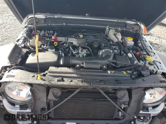 2023 Jeep Wrangler Willys с VIN 1C4HJXDG2PW671483, выставлен на аукционе Copart как лот 46990395 с пробегом 15 087 миль миль и Списание • Salvage title. История ставок и продаж доступна на DreamBid. Изображение 12.