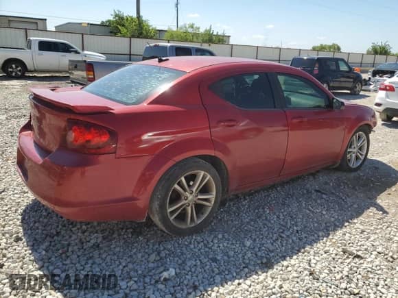 2013 Dodge Avenger SE V6 с VIN 1C3CDZAG4DN541423, выставлен на аукционе Copart как лот 59322844 с пробегом 145 126 миль миль и Списание • Salvage title. История ставок и продаж доступна на DreamBid. Изображение 3.