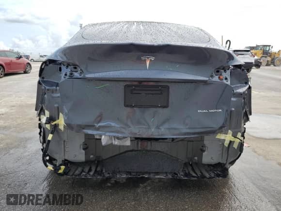 2023 Tesla Model Y Long Range with VIN 7SAYGDEE1PA037239, listed as a Copart auction lot 70478034 with Not provided miles and Salvage title. Bid and sale history available at DreamBid. Image 6.