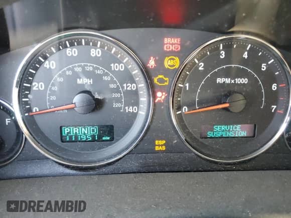 2007 Jeep Commander Limited with VIN 1J8HG58P97C520700, listed as a Copart auction lot 78788054 with 111,951 mi miles and Salvage title. Bid and sale history available at DreamBid. Image 9.
