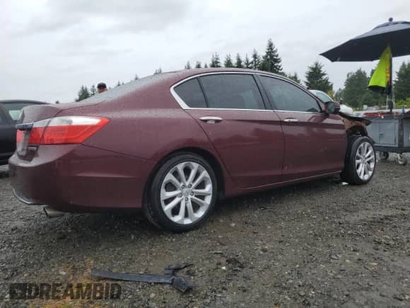 2013 Honda Accord EX-L with VIN 1HGCR2F99DA809650, listed as a Copart auction lot 69230535 with 73,993 mi miles and Salvage title. Bid and sale history available at DreamBid. Image 3.