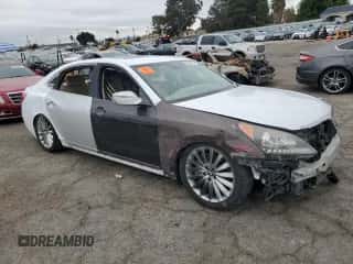 2014 Hyundai Equus Ultimate z VIN KMHGH4JH1EU090029, wystawiony jako Copart lot #82360224 z przebiegiem Nie podano mil oraz Szkoda całkowita • Salvage title. Historia ofert i sprzedaży dostępna na DreamBid. Obrazek 4.