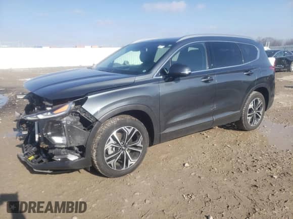 2020 Hyundai Santa Fe Limited with VIN 5NMS5CAA3LH224404, listed as a Copart auction lot 68591572 with 25,581 mi miles and . Bid and sale history available at DreamBid. Image 1.