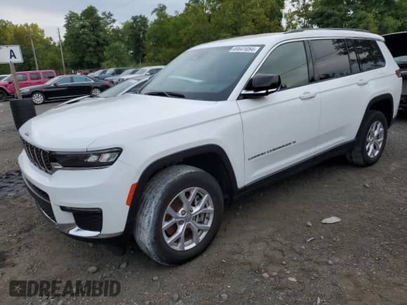 2022 Jeep Grand Cherokee Limited с VIN 1C4RJJBG7N8630529, выставлен на аукционе Copart как лот 69641054 с пробегом 34 301 миль миль и Списание • Salvage title. История ставок и продаж доступна на DreamBid. Изображение 1.