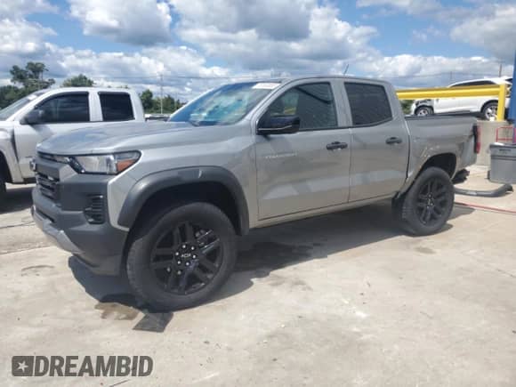 2024 Chevrolet Colorado 4WD Trail Boss with VIN 1GCPTEEK2R1209700, listed as a Copart auction lot 70163865 with 24,403 mi miles and Salvage title. Bid and sale history available at DreamBid. Image 1.