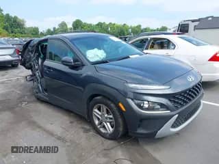 2022 Hyundai Kona SE with VIN KM8K22AB8NU866670, listed as a IAAI auction lot 42697347 with 40,120 mi miles and . Bid and sale history available at DreamBid. Image 1.