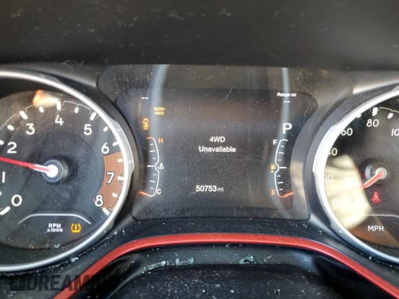 2017 Jeep Compass Trailhawk with VIN 3C4NJDDB3HT656830, listed as a Copart auction lot 86705404 with 50,753 mi miles and Salvage title. Bid and sale history available at DreamBid. Image 9.