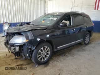 2013 Nissan Pathfinder SL with VIN 5N1AR2MM6DC635470, listed as a Copart auction lot 84820075 with Not provided miles and Salvage title. Bid and sale history available at DreamBid. Image 1.