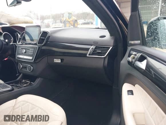 2017 Mercedes-Benz GLS 550 with VIN 4JGDF7DE3HA952393, listed as a IAAI auction lot 41486489 with 86,350 mi miles and . Bid and sale history available at DreamBid. Image 5.