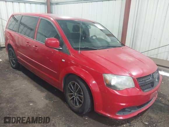 2014 Dodge Grand Caravan SE with VIN 2C4RDGBG3ER466291, listed as a IAAI auction lot 42801240 with 117,546 mi miles and . Bid and sale history available at DreamBid. Image 1.