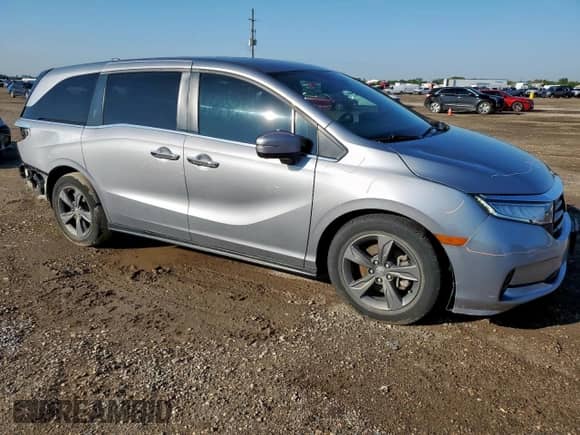 2022 Honda Odyssey EX z VIN 5FNRL6H57NB029912, wystawiony jako Copart lot #71887065 z przebiegiem 77 648 mil mil oraz Szkoda całkowita • Salvage title. Historia ofert i sprzedaży dostępna na DreamBid. Obrazek 4.