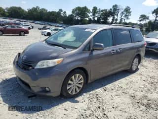 2012 Toyota Sienna XLE with VIN 5TDDK3DC6CS046872, listed as a Copart auction lot 80498275 with 198,961 mi miles and Salvage title. Bid and sale history available at DreamBid. Image 1.