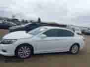 2013 Honda Accord EX-L with VIN 1HGCR2F83DA223548, listed as a IAAI auction lot 42032953 with 77,432 mi miles and . Bid and sale history available at DreamBid. Image 14.