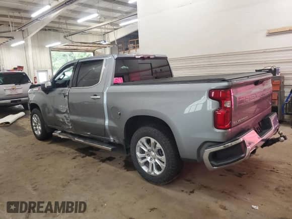 2023 Chevrolet Silverado 1500 LTZ with VIN 2GCUDGED1P1155603, listed as a Copart auction lot 71044085 with Not provided miles and Salvage title. Bid and sale history available at DreamBid. Image 2.