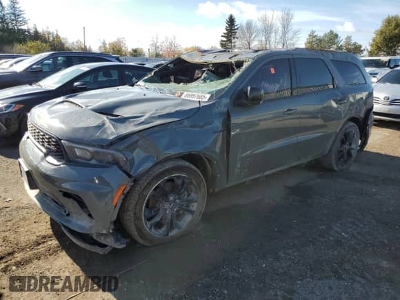 2021 Dodge Durango R/T with VIN 1C4SDJCT9MC739929, listed as a Copart auction lot 86997685 with Not provided miles and Clean title. Bid and sale history available at DreamBid. Image 1.