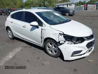 2018 Chevrolet Cruze LT with VIN 3G1BE6SM8JS625469, listed as a IAAI auction lot 43143111 with 129,999 mi miles and . Bid and sale history available at DreamBid. Image 1.