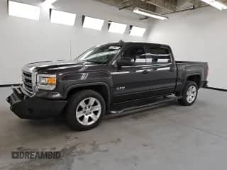 2015 GMC Sierra 1500 SLE z VIN 3GTP1UEC7FG477986, wystawiony jako Copart lot #60427795 z przebiegiem 90 087 mil mil oraz Czysty tytuł • Clean title. Historia ofert i sprzedaży dostępna na DreamBid. Obrazek 1.