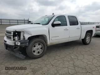 2013 Chevrolet Silverado 1500 LTZ with VIN 3GCPKTE74DG286310, listed as a Copart auction lot 81470835 with 155,790 mi miles and Salvage title. Bid and sale history available at DreamBid. Image 1.