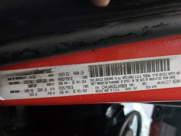 2013 Jeep Wrangler Sport with VIN 1C4AJWAG3DL649828, listed as a Copart auction lot 87324854 with 105,844 mi miles and Salvage title. Bid and sale history available at DreamBid. Image 14.