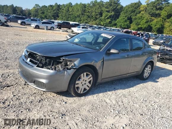 2013 Dodge Avenger SE с VIN 1C3CDZABXDN690388, выставлен на аукционе Copart как лот 71219535 с пробегом 160 942 миль миль и Списание • Salvage title. История ставок и продаж доступна на DreamBid. Изображение 1.