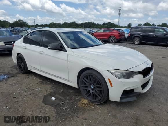 2015 BMW 3 Series 335i xDrive with VIN WBA3B9C51FP982847, listed as a Copart auction lot 63790055 with 141,778 mi miles and Salvage title. Bid and sale history available at DreamBid. Image 4.