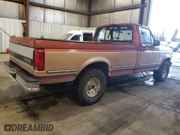1994 Ford F-150 z VIN 1FTEF14N5RLB51038, wystawiony jako Copart lot #41920565 z przebiegiem Nie podano mil oraz Czysty tytuł • Clean title. Historia ofert i sprzedaży dostępna na DreamBid. Obrazek 3.
