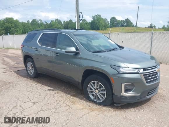 2023 Chevrolet Traverse LT Cloth z VIN 1GNERGKW5PJ181145, wystawiony jako IAAI lot #42480961 z przebiegiem 71 769 mil mil oraz . Historia ofert i sprzedaży dostępna na DreamBid. Obrazek 1.
