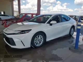 2025 Toyota Camry LE с VIN 4T1DAACK0SU015168, выставлен на аукционе Copart как лот 85283815 с пробегом 40 722 миль миль и Списание • Salvage title. История ставок и продаж доступна на DreamBid. Изображение 1.