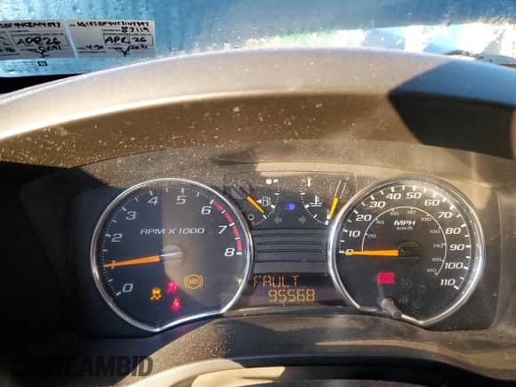 2012 Chevrolet Colorado Work Truck with VIN 1GCESBF94C8144397, listed as a Copart auction lot 87052515 with 95,568 mi miles and Salvage title. Bid and sale history available at DreamBid. Image 9.