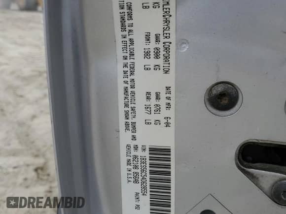 2004 Dodge Neon SXT with VIN 1B3ES56C54D628554, listed as a Copart auction lot 73219764 with 67,373 mi miles and Salvage title. Bid and sale history available at DreamBid. Image 14.