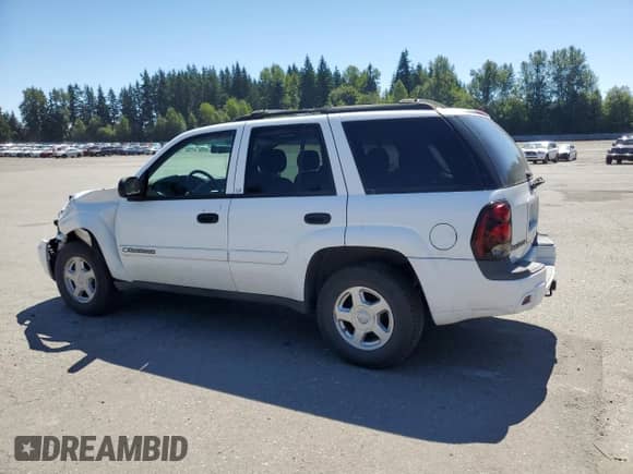 2002 Chevrolet TrailBlazer LTZ z VIN 1GNDT13S722399533, wystawiony jako Copart lot #66754615 z przebiegiem 154 348 mil mil oraz Czysty tytuł • Clean title. Historia ofert i sprzedaży dostępna na DreamBid. Obrazek 2.