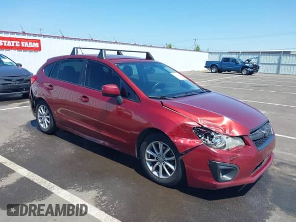 2013 Subaru Impreza Premium with VIN JF1GPAC66D2853342, listed as a IAAI auction lot 42385312 with 166,601 mi miles and . Bid and sale history available at DreamBid. Image 1.