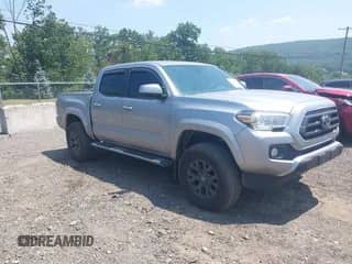 2020 Toyota Tacoma SR5 with VIN 3TMAZ5CN6LM118781, listed as a IAAI auction lot 42846413 with 48,579 mi miles and . Bid and sale history available at DreamBid. Image 1.