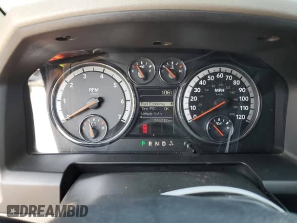 2012 Ram 1500 Tradesman с VIN 1C6RD6FPXCS253832, выставлен на аукционе Copart как лот 64153714 с пробегом 246 212 миль миль и Списание • Salvage title. История ставок и продаж доступна на DreamBid. Изображение 9.