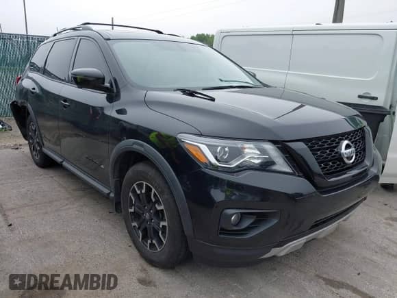 2019 Nissan Pathfinder Platinum with VIN 5N1DR2MM9KC627146, listed as a IAAI auction lot 42443000 with 100,762 mi miles and . Bid and sale history available at DreamBid. Image 1.