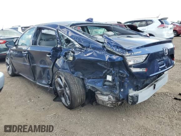 2019 Honda Accord Touring with VIN 1HGCV2F97KA028165, listed as a Copart auction lot 63087315 with Not provided miles and Salvage title. Bid and sale history available at DreamBid. Image 2.