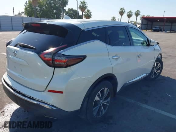2019 Nissan Murano SL with VIN 5N1AZ2MJ0KN159904, listed as a IAAI auction lot 42626381 with 85,966 mi miles and . Bid and sale history available at DreamBid. Image 4.