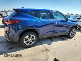 2023 Chevrolet Blazer LT z VIN 3GNKBCR40PS143731, wystawiony jako Copart lot #84727265 z przebiegiem 77 305 mil mil oraz Szkoda całkowita • Salvage title. Historia ofert i sprzedaży dostępna na DreamBid. Obrazek 3.