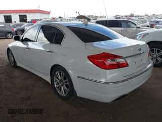 2013 Hyundai Genesis 3.8L with VIN KMHGC4DD9DU250924, listed as a IAAI auction lot 43272385 with 155,693 mi miles and . Bid and sale history available at DreamBid. Image 3.