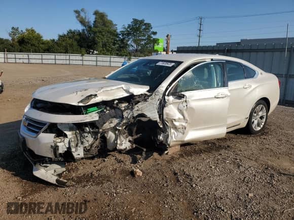 2014 Chevrolet Impala LT with VIN 2G1125S35E9133913, listed as a Copart auction lot 71828925 with 186,496 mi miles and Salvage title. Bid and sale history available at DreamBid. Image 1.