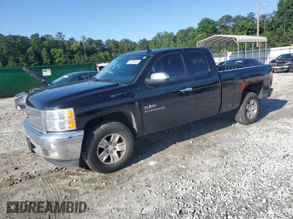 2013 Chevrolet Silverado 1500 LT with VIN 1GCRCSE05DZ290868, listed as a Copart auction lot 61392055 with 141,889 mi miles and Salvage title. Bid and sale history available at DreamBid. Image 1.