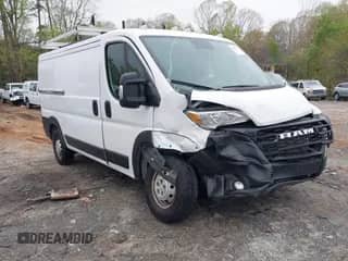 2023 Ram ProMaster Cargo z VIN 3C6LRVVG2PE568328, wystawiony jako IAAI lot #41895031 z przebiegiem Nie podano mil oraz . Historia ofert i sprzedaży dostępna na DreamBid. Obrazek 1.