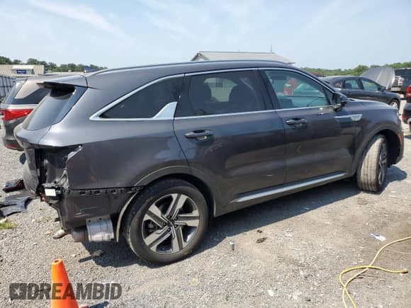 2023 Kia Sorento EX with VIN KNDRHDLG4P5195064, listed as a Copart auction lot 67210435 with 47,434 mi miles and Salvage title. Bid and sale history available at DreamBid. Image 3.