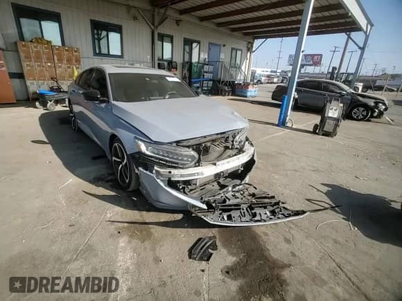 2021 Honda Accord Sport с VIN 1HGCV2F33MA029635, выставлен на аукционе Copart как лот 80874755 с пробегом 45 368 миль миль и Списание • Salvage title. История ставок и продаж доступна на DreamBid. Изображение 13.