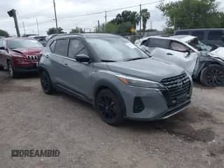 2024 Nissan Kicks SR with VIN 3N1CP5DVXRL555939, listed as a IAAI auction lot 42459926 with 11,054 mi miles and . Bid and sale history available at DreamBid. Image 1.
