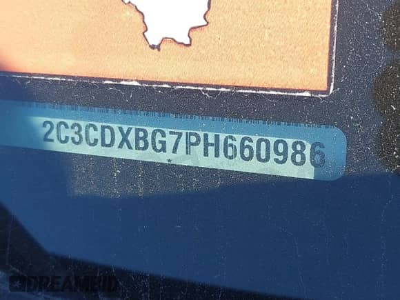 2023 Dodge Charger SXT with VIN 2C3CDXBG7PH660986, listed as a IAAI auction lot 43233732 with 23,404 mi miles and . Bid and sale history available at DreamBid. Image 9.