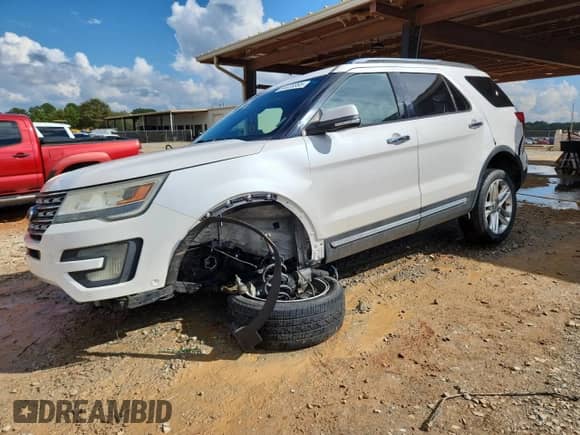 2017 Ford Explorer Limited с VIN 1FM5K7F83HGA55160, выставлен на аукционе Copart как лот 84420355 с пробегом 110 041 миль миль и Списание • Salvage title. История ставок и продаж доступна на DreamBid. Изображение 1.