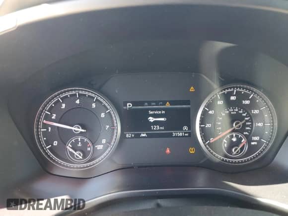 2023 Hyundai Santa Fe SEL с VIN 5NMS24AJ2PH592822, выставлен на аукционе Copart как лот 86071705 с пробегом 31 581 миль миль и На запчасти • Non repairable. История ставок и продаж доступна на DreamBid. Изображение 9.